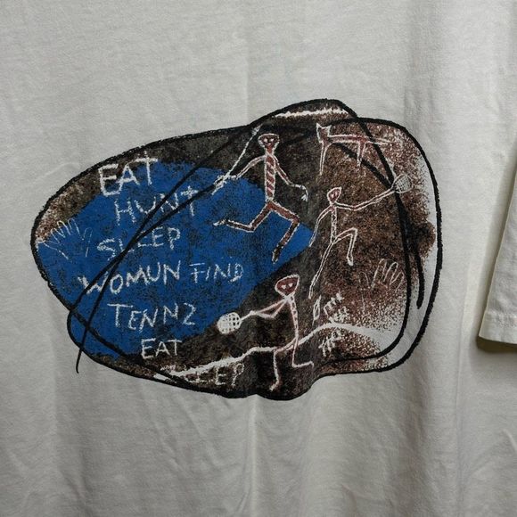 VTG 90s Nike Tennis T Shirt XL - Picture 2 of 5